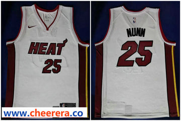 Kendrick Nunn Miami Heat white jersey