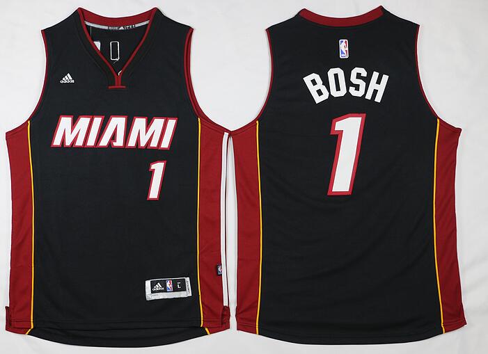 Chris Bosh Revolution Miami Heat black jersey