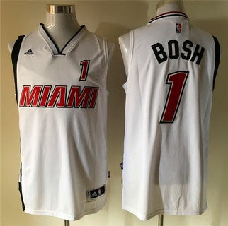 Chris Bosh Revolution Miami Heat white Retro jersey