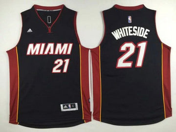 Hassan Whiteside Revolution Miami Heat black jersey