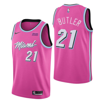 Jimmy Butler Miami Heat pink jersey