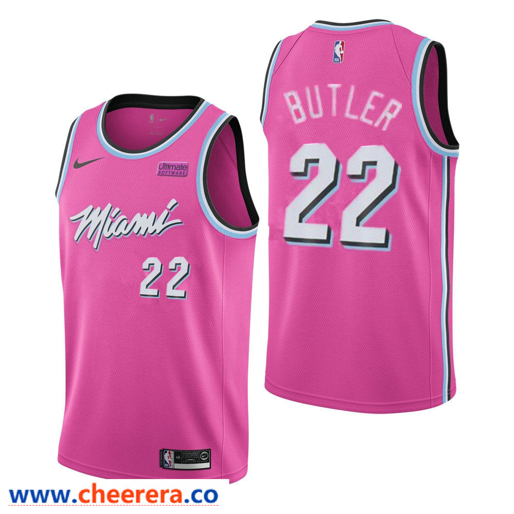 Jimmy Butler Miami Heat pink jersey