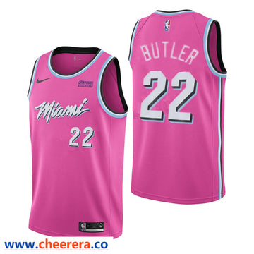 Jimmy Butler Miami Heat pink jersey