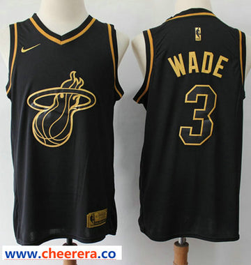 Dwyane Wade Miami Heat black Limited jersey