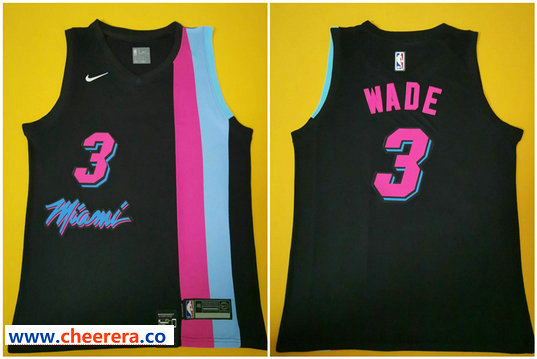 Dwyane Wade Miami Heat black jersey