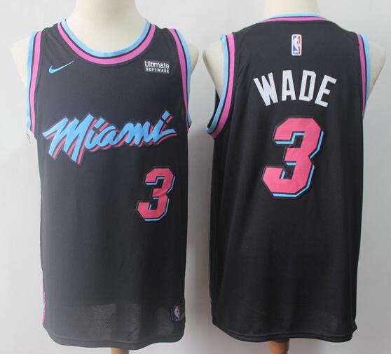 Dwyane Wade Miami Heat black jersey