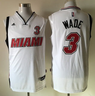 Dwyane Wade Revolution Miami Heat white Retro jersey