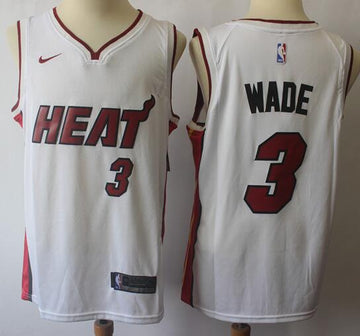 Dwyane Wade Miami Heat white jersey