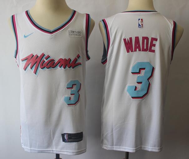 Dwyane Wade Miami Heat white jersey