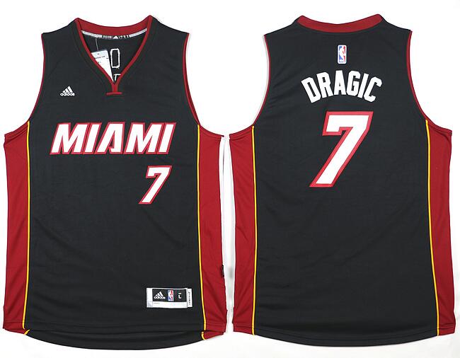 Goran Dragic Revolution Miami Heat black jersey