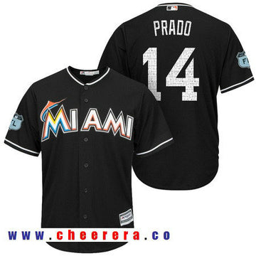 Martin Prado Miami Marlins black jersey