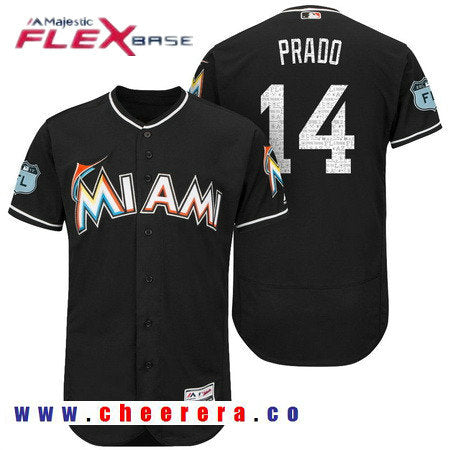 Martin Prado Miami Marlins black jersey