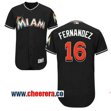 Jose Fernandez Miami Marlins black jersey