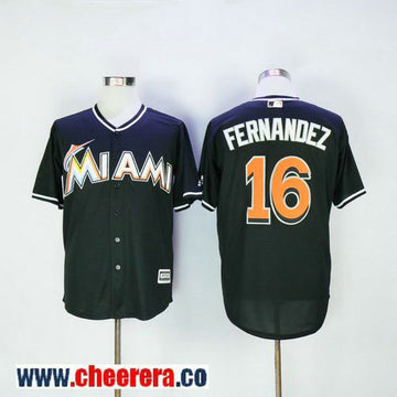 Jose Fernandez Miami Marlins black jersey