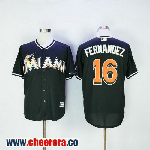 Jose Fernandez Miami Marlins black jersey