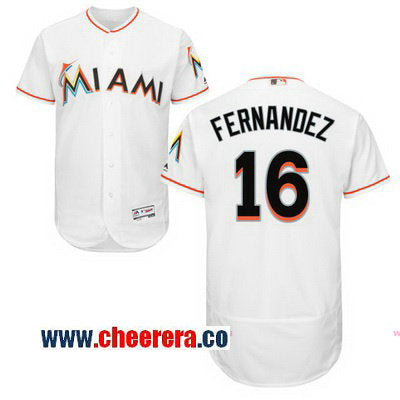 Jose Fernandez Miami Marlins white Home jersey
