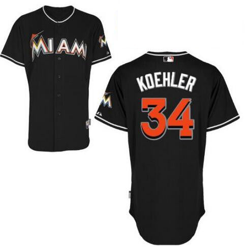 Tom Koehler Miami Marlins black jersey