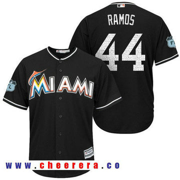 A.J. Ramos Miami Marlins black jersey