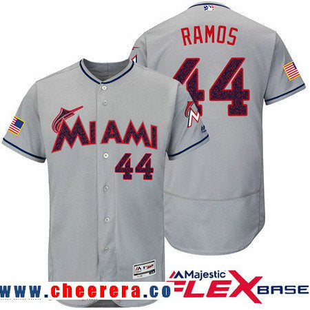 A.J. Ramos Miami Marlins gray Fashion jersey