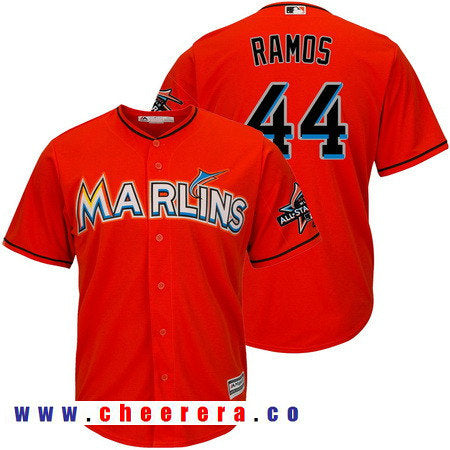 A.J. Ramos Miami Marlins orange All-Star jersey