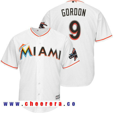 Dee Gordon Miami Marlins white All-Star jersey