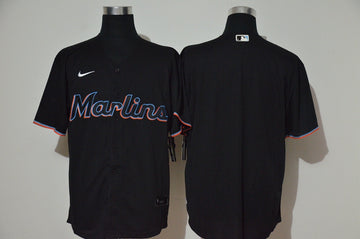 Custom Miami Marlins black jersey