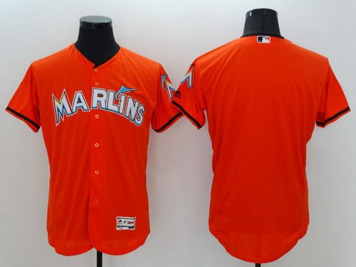 Custom Miami Marlins orange jersey
