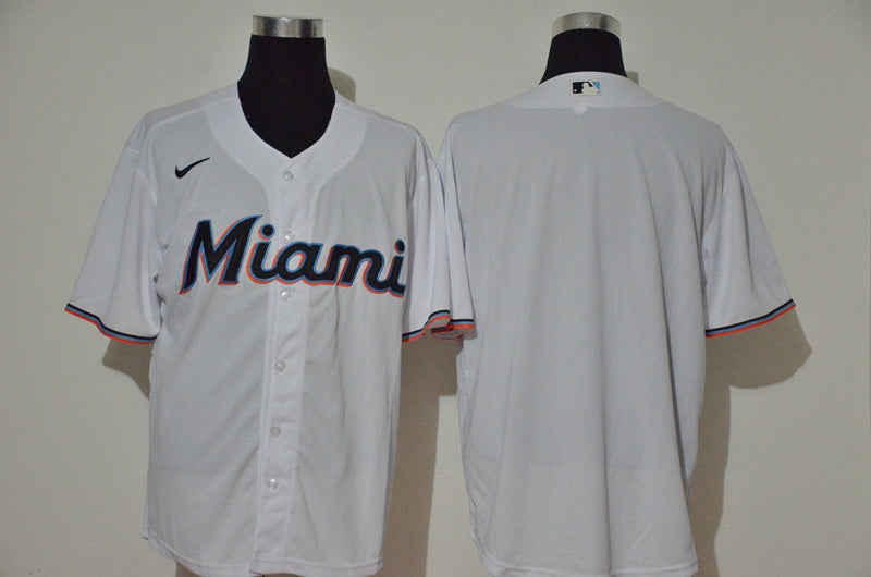 Custom Miami Marlins white jersey