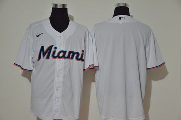 Custom Miami Marlins white jersey