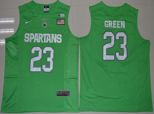 Draymond Green Michigan State Spartans green Authentic jersey