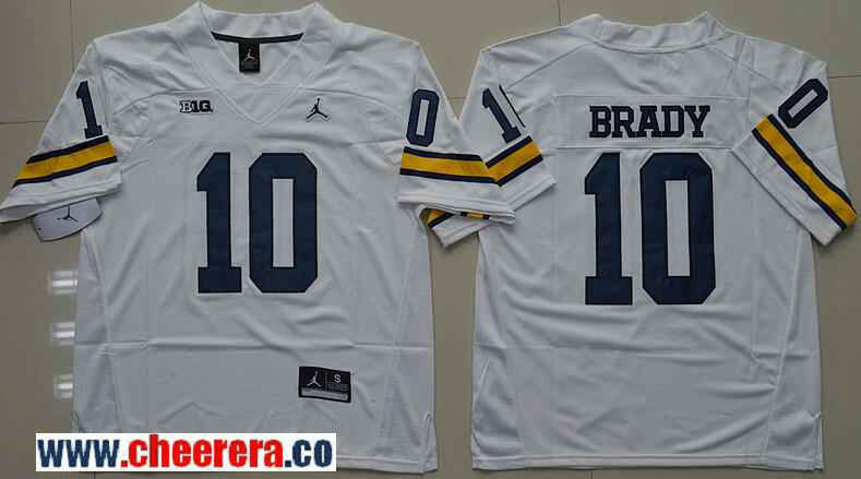 Tom Brady Michigan Wolverines navy jersey