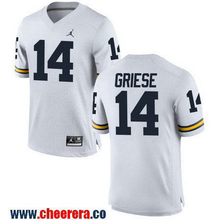 Brian Griese Michigan Wolverines white jersey