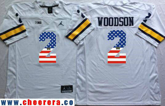 Charles Woodson Michigan Wolverines white Fashion jersey