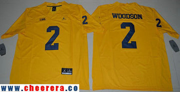Charles Woodson Michigan Wolverines yellow jersey