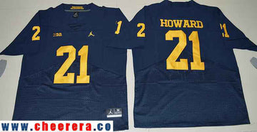 Desmond Howard Michigan Wolverines navy Elite jersey