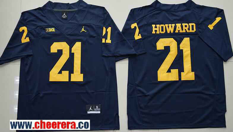 Desmond Howard Michigan Wolverines white jersey