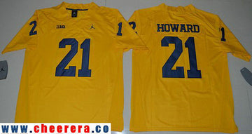 Desmond Howard Michigan Wolverines yellow jersey