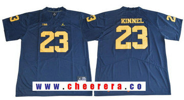 Tyree Kinnel Michigan Wolverines navy jersey
