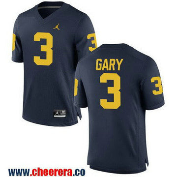 Rashan Gary Michigan Wolverines navy jersey