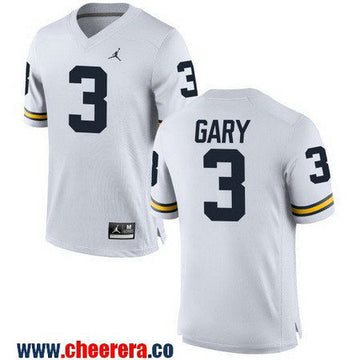 Rashan Gary Michigan Wolverines white jersey