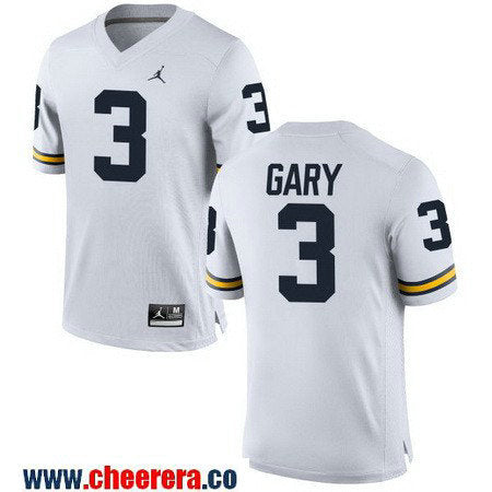 Rashan Gary Michigan Wolverines white jersey