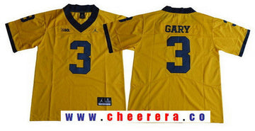 Rashan Gary Michigan Wolverines yellow jersey