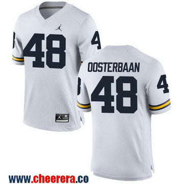 Bennie Oosterbann Michigan Wolverines white jersey