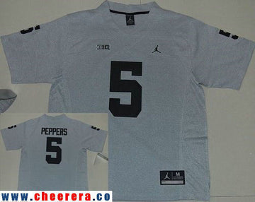 Jabrill Peppers Gridiron Michigan Wolverines gray Limited jersey