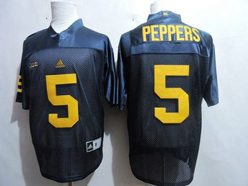Jabrill Peppers Michigan Wolverines navy jersey
