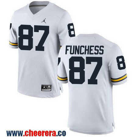 Devin Funchess Michigan Wolverines white jersey