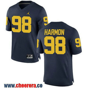 Tom Harmon Michigan Wolverines navy jersey