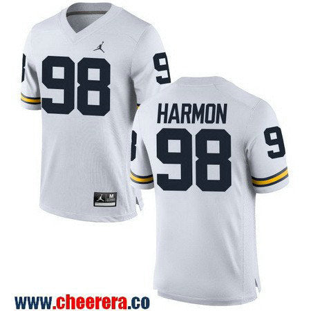 Tom Harmon Michigan Wolverines white jersey