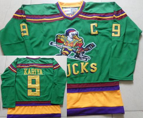 Paul Kariya Anaheim Ducks green Throwback jersey