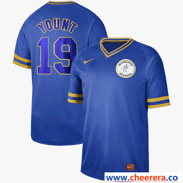 Robin Yount Milwaukee Brewers Legend jersey